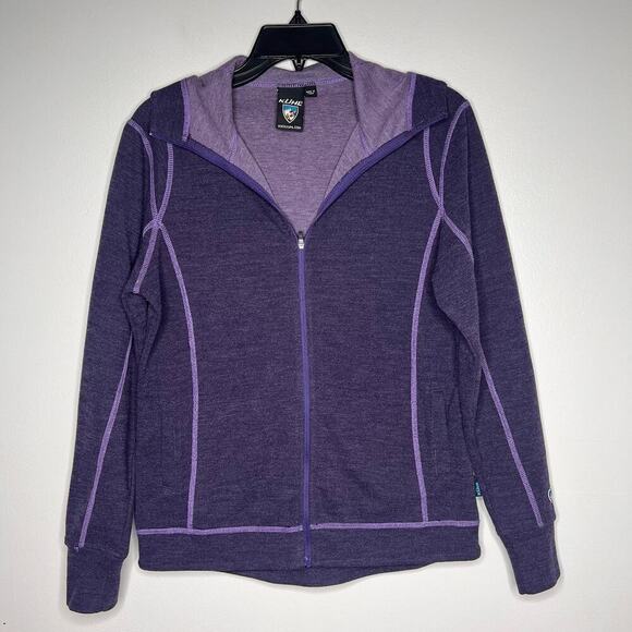 Kuhl Women's Small Purple Full Zip Hoodie Outerwear Activewear Long Sleeve - Picture 2 of 8
